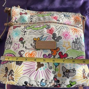 DOONEY & BOURKE DISNEY CROSSBODY BAG in excellent condition with Mickey bag hook